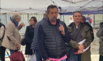 Manifestazione di Cgil Cisl Uil Torino per i diritti dei migranti e dei lavoratori