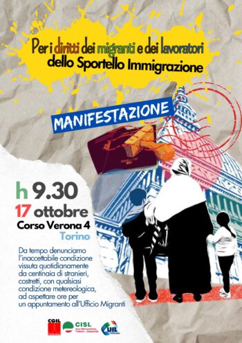 Manifestazione per i diritti dei migranti e dei lavoratori