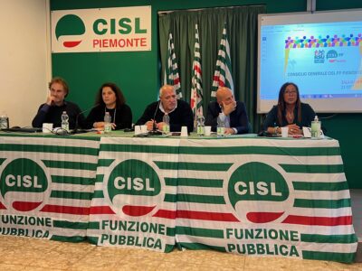 Rinnovo Contratti e Rsu al Consiglio generale Cisl Fp Piemonte con Marinelli, Melis e Tomasi Cont